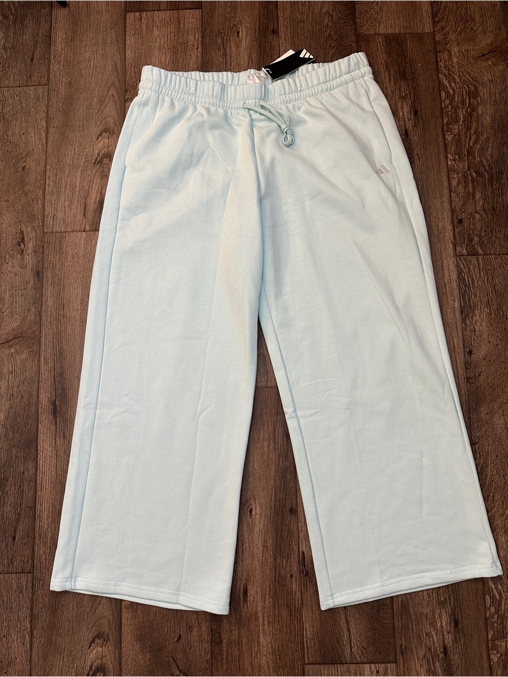 Adidas Multi Sport Wide Leg Comfy Cozy Pants Women’s Size 2XL Halo Mint White